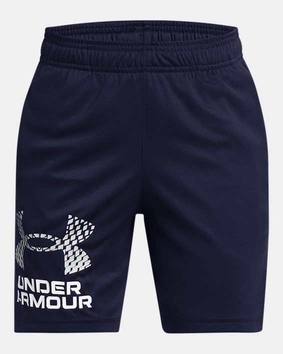 Boys' UA Tech™ Logo Shorts in Blue image number 0